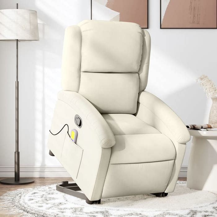 VidaXL Reclining Massage Armchair, Relaxation Chair with Adjustable Backrest and Footrest, Salon Seat Room of 3204320