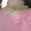 Strawberry Shaped Leather Collar Necklace With Sparkling Rhinestones For Casual Party And Street Fashion Fashion Accessories