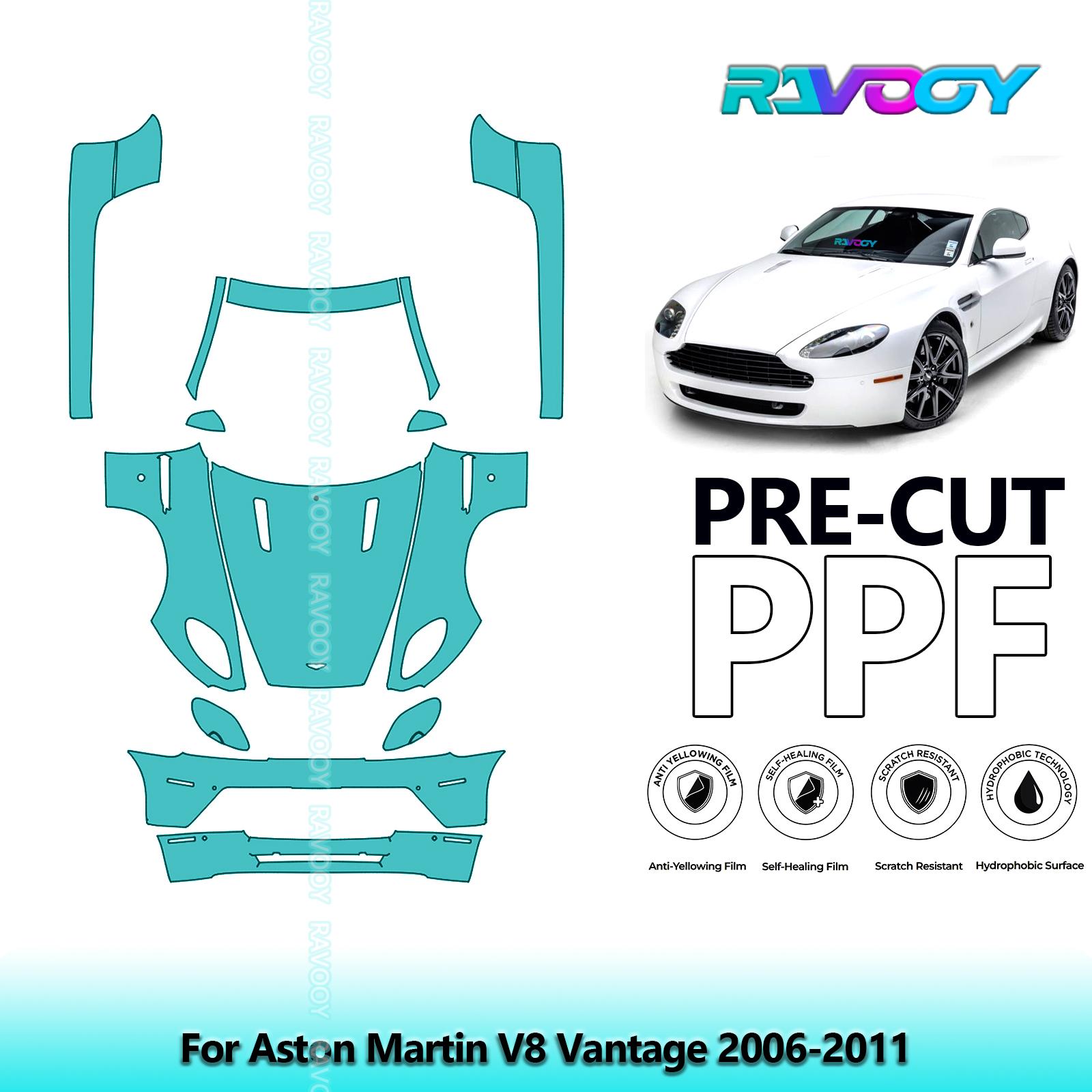 

Front Kit+Rockers Clear Bra Precut PPF Paint Protection Film For Aston Martin V8 Vantage 2006-2011 Front Kit - Rockers