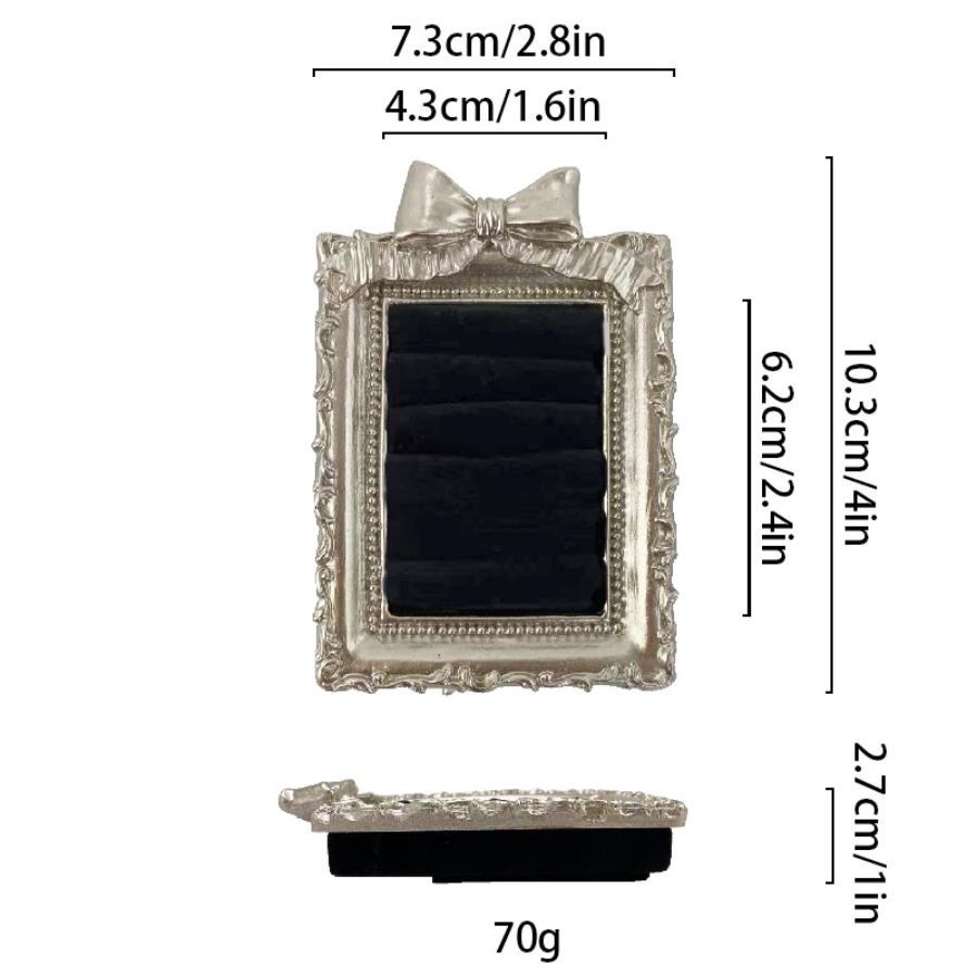 Victorian Style Photo Prop Antique Golden Ring Holder Earring Display Stand Jewelry Photography Display Vintage Background