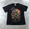 Vintage Ted Nugent Shirt Herren L Schwarz Nuge 03 Shock & Awe Tour 2003 T-Shirt Unisex T-Shirt
