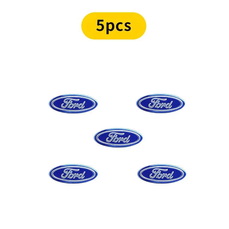 Neuer 2026 Autoaufkleber 21mm Auto-Fernschlüssel Emblem Logo Aufkleber Dekoration Abziehbild Für Ford ST FOCUS 2 3 Mondeo Fiesta Kuga MK2 MK3 M