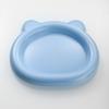 Durable Plastic PP Cat Bowls Little Bear Pastry Plate Kitten Bowl Cute Ins Dog Plate for Puppy Cat