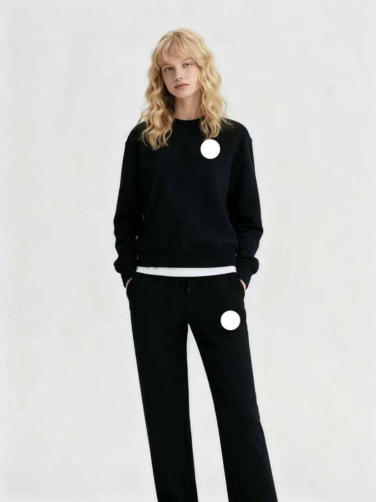 26 Styles 3D Reflective Letter Hoodie & Straight-Leg Pants Set - Comfortable Casual Wear
