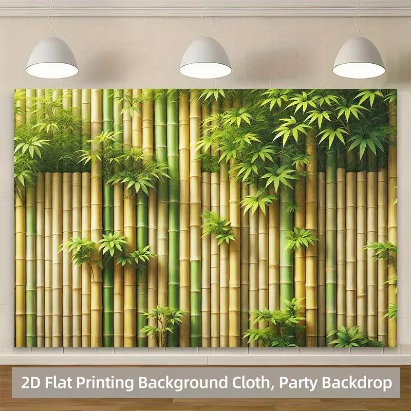 Tropical Asian Bamboo Forest Greenery Photo Background
