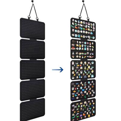 Versatile Felt Jewelry Holder Earring and Necklace Storage Bag for Home and Travel Use Multilayer Accessories Organizer