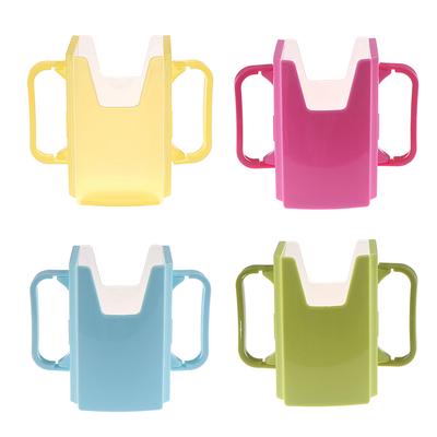 Flaschenbecher Milchhalter Verstellbare Sicherheit Kunststoff Baby Kleinkind Saftbox Trinken