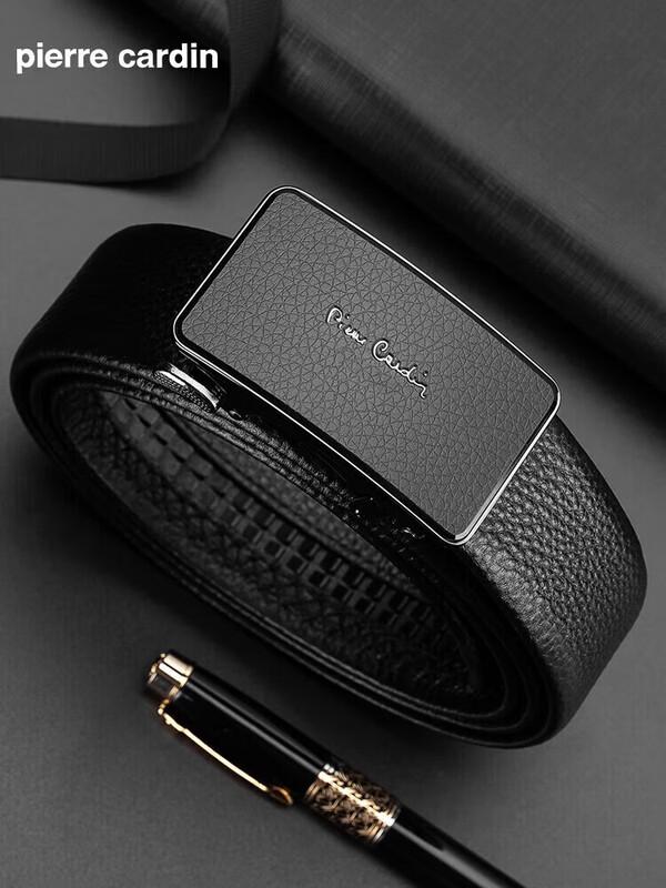 

Pierre Cardin Men s Automatic Buckle Leather Belt