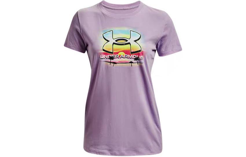 Under Armour T Shirt Women s Purple 1372618-566 S