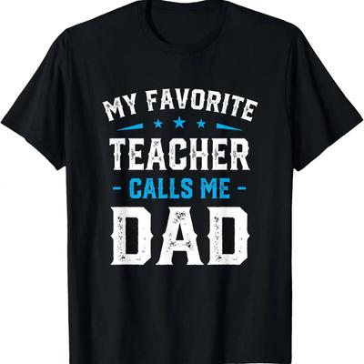 Herren Mein Lieblingslehrer nennt mich Papa - Vatertag T-Shirt