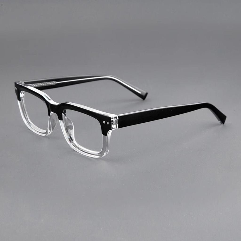Retro Small Square Frame Reading Glasses with Leopard Print Gradient, Fashionable and Comfortable Hyperopia Glasses with Ultra-clear Vision