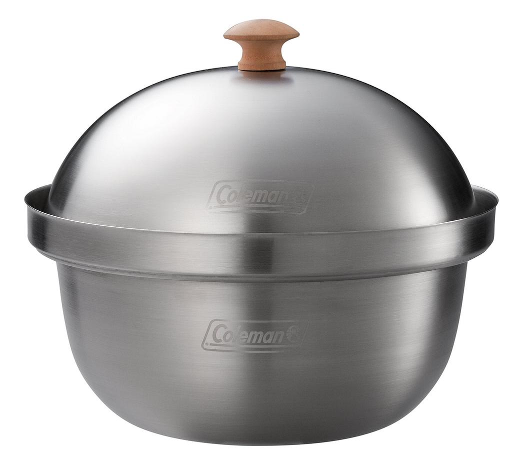 Coleman Compact Smoker with Wood Chips, Silver, Approx. 23.5mm Diameter x 20.5mm