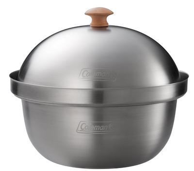Compact Smoker, Wood Chip Type, Silver, Approx. Diameter 23.5 X 20.5 Cm