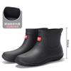 New short rain boots women's waterproof and non-slip women's rain shoes water shoes adult thick sole wear-resistant