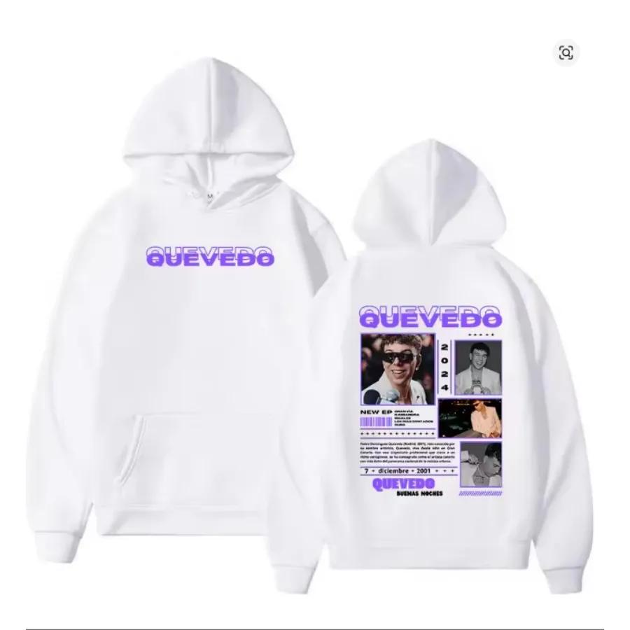 Rapper Quevedo EL BAIFO 2026 Album Merch Oversized Women/Men Hoodie Sweatshirt Streetwear Hip Hop Pullover Hooded Jacket225