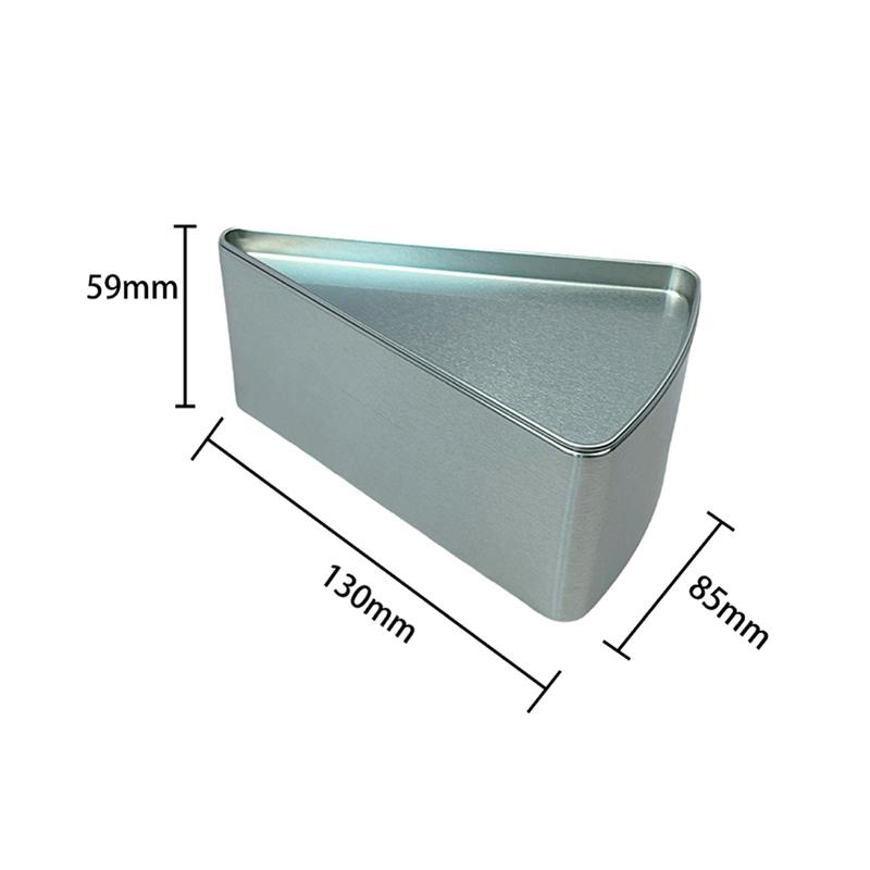 

Прямоугольная жестяная коробка для печенья с крышкой, пылезащитная домашняя кухонная настольная банка для хранения конфет, кофе, чая, ювелирных изделий, шоколада triangle