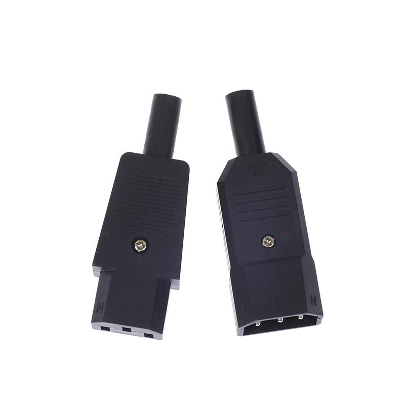 16A 250V Negru Iec Conector Mufă Cablu Drept C13 C14 Mufă Mamă Tată Conector de Alimentare Reconfigurabil Soclu AC cu 3 Pini