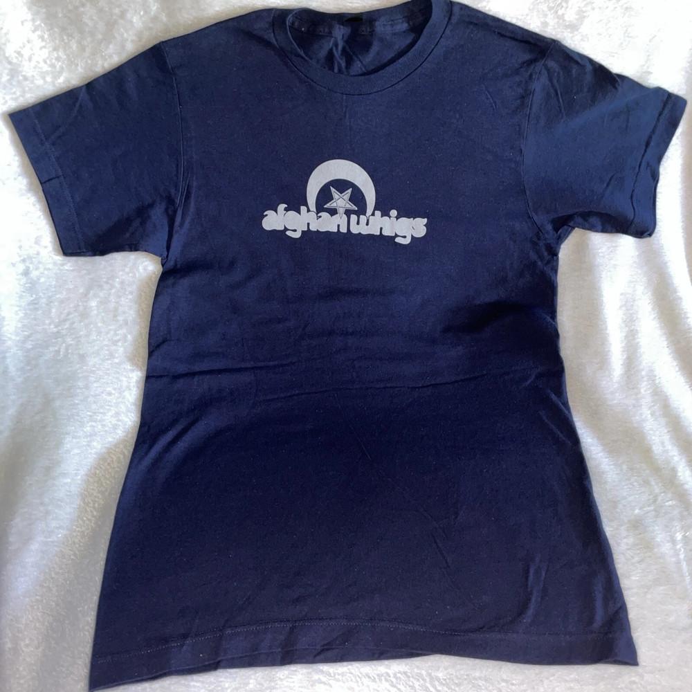 Afghan Whigs Rock Band Navy logo T Shirt Size S5XL Unisex T-Shirt Graphic Tee L