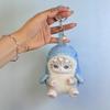 Vinyl Plush Keychain Japanese Style Cute Shark Cat Animal Costume Bag Gift For Bag Decoration Reproduction Version