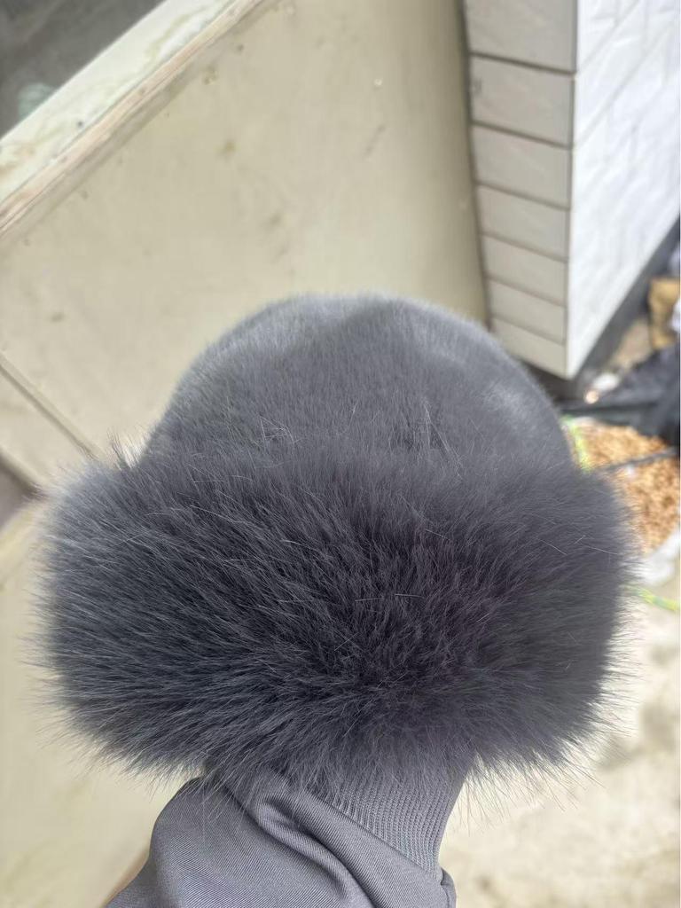 Women’s Winter Faux Mink Fur Fisherman Hat - Warm, Thick, Cold-Proof Mongolian Wool Hat