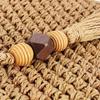 Handwoven Straw Crossbody Bag, Women's Vacation Beach Shoulder Purse