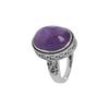 Amethyst Silver Ring, February Birthstone Jewelry, 925 Sterling Silver Handmade Jewelry, Unisex Ring Ar8949