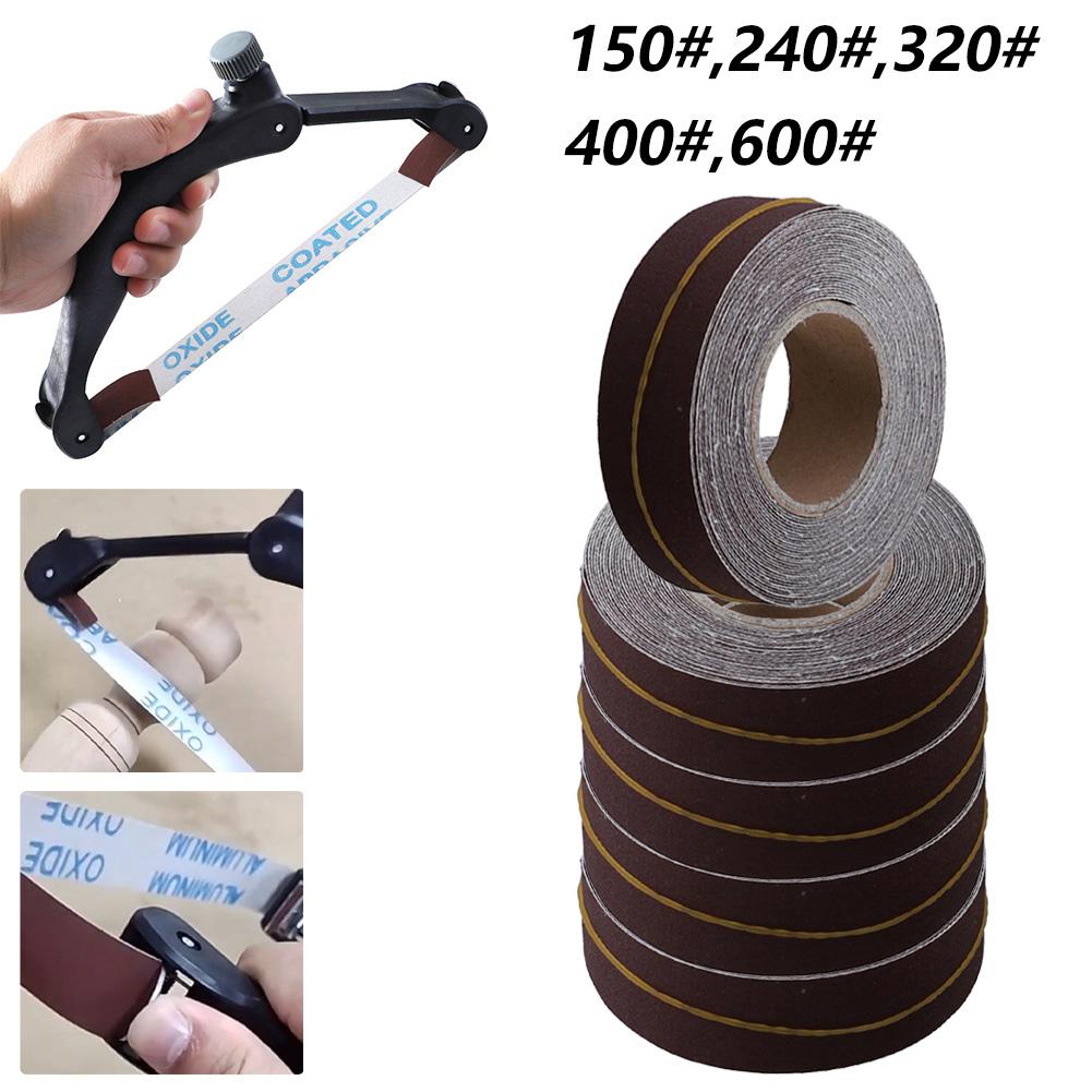 Sandpaper Sand Cloth Soft Tape Abrasive Paper 6 Meters