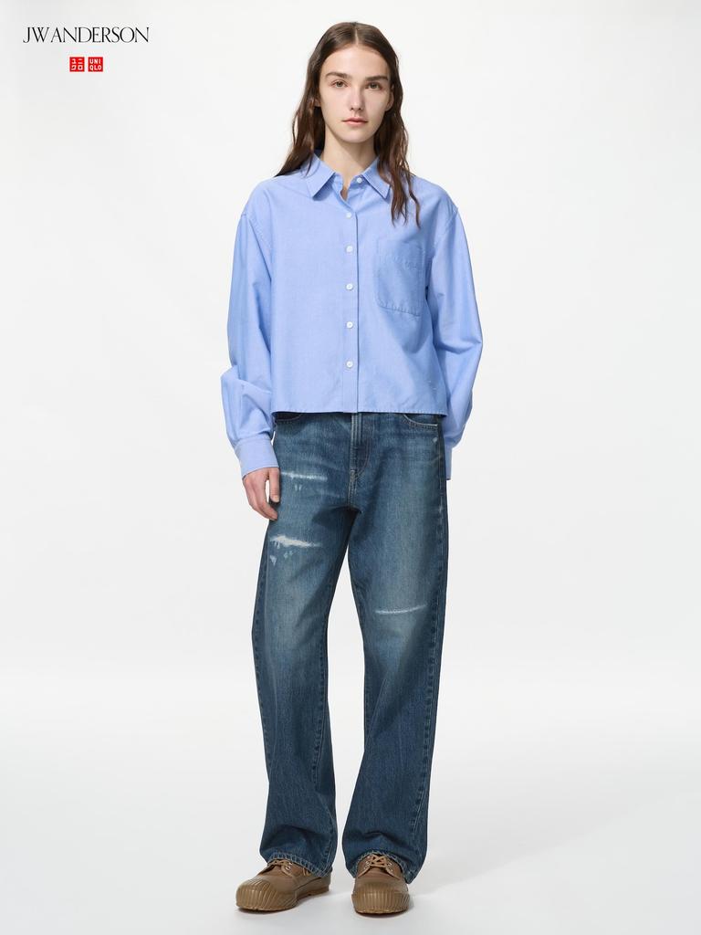 Uniqlo Japan Straight Jeans Damage