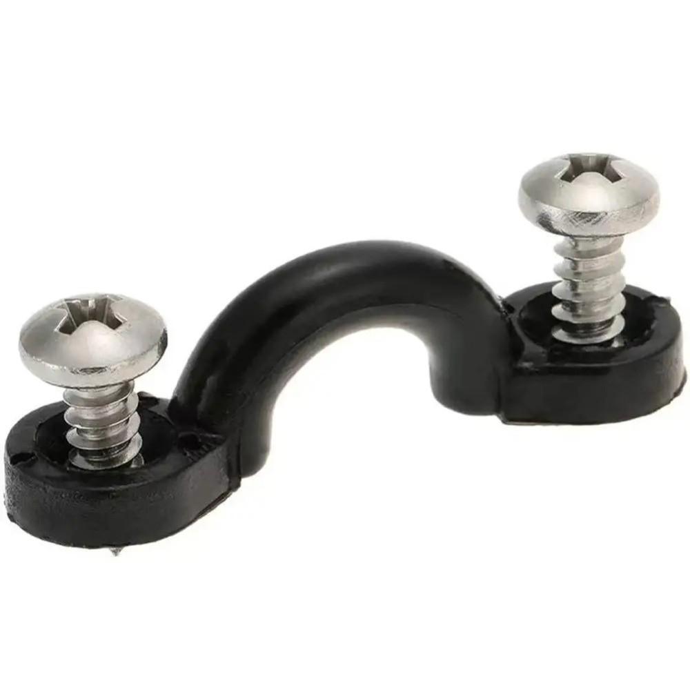 10Pcs/set Nylon Kayak Pad Eye Kit Rope Loop Kayak Clips  Surfing Boat Yacht Deck Rigging Kit