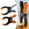 6/8 Inch Ratcheting Hand Clamps Spring Clamps Jaw Opening Clamping Force For Gluing Securing Woodworking Tools