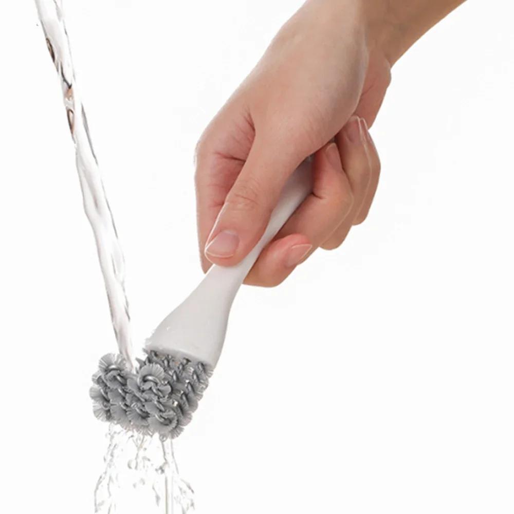 Grill Brush Cleaning Brush V-shaped Hook Brush and Scraper Multifunctional Barbecue Kit Kitchen Small Tool