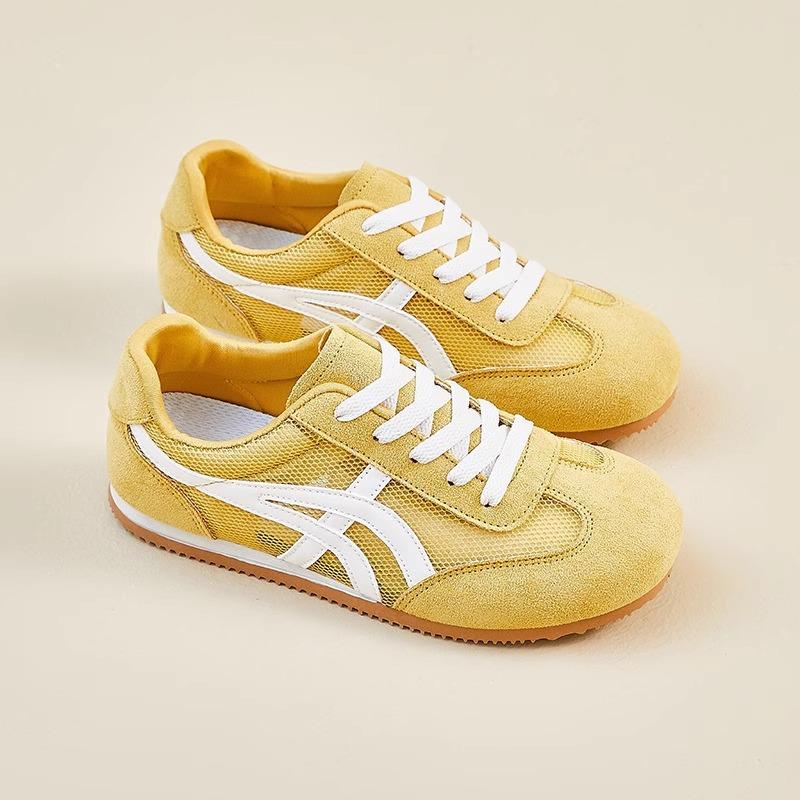 Retro Soft-soled German Training Shoes Women's 2025 Summer New Mesh Breathable Casual Single Shoes Sports Forrest Gump Shoes German Training Shoes