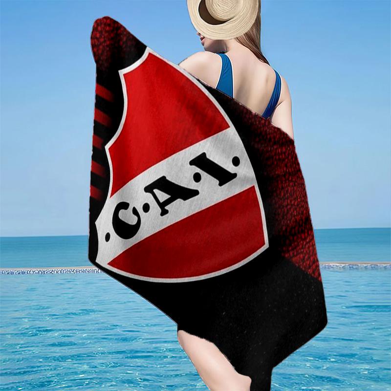 Club Atletico Independiente Microfiber Beach Towel, Lightweight And Quick-Dry, for Summer Travel, Beach Essential, Swimming Pool