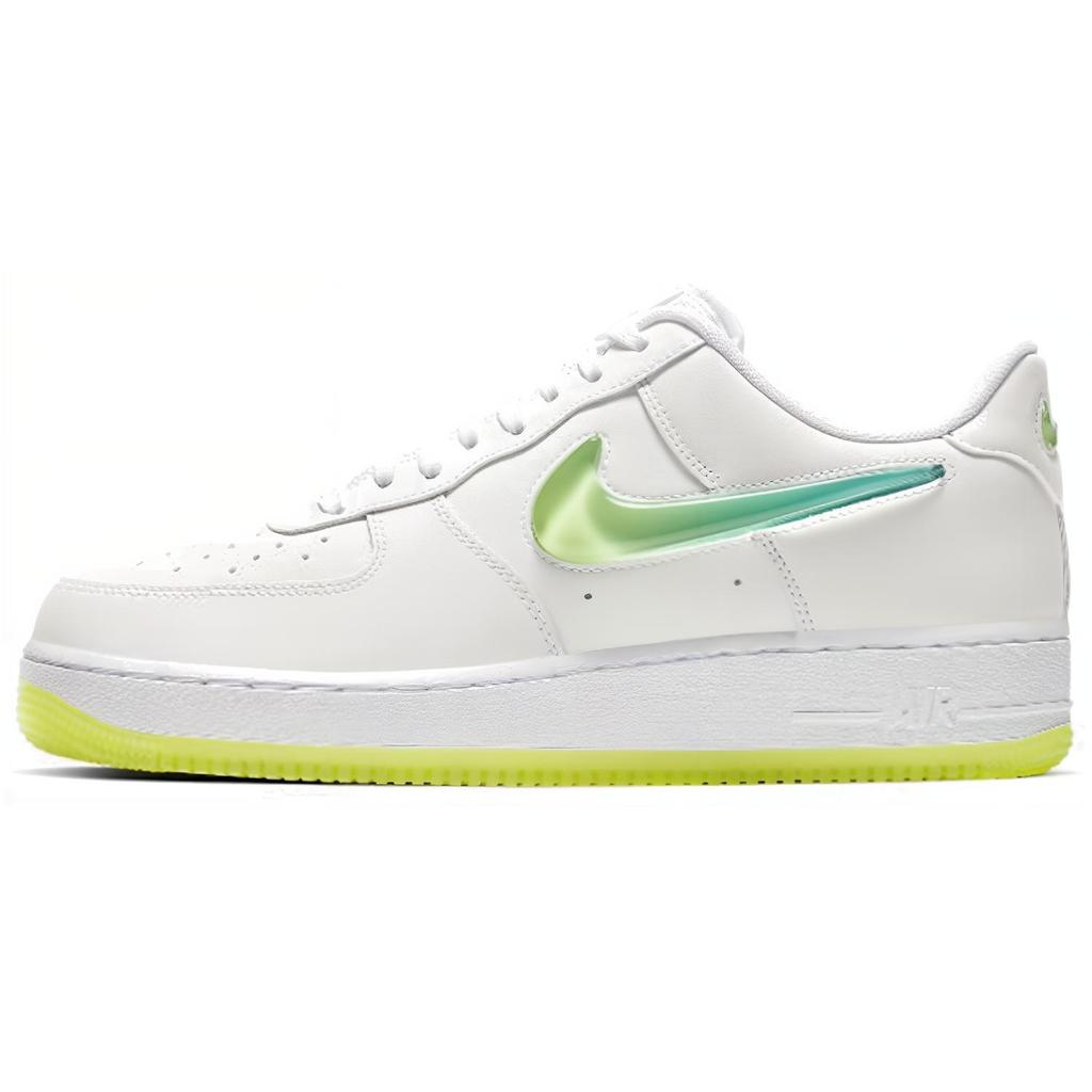 New Nike Air Force 1 Low Jelly Swoosh White AT4143-100