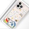 Case for iPhone 17 Pro Max 11 13 Pro 15 16 Air XS Max XR 14 Plus 7 8 12 Mini Soft Phone Cover Crayon Shin Chan Little White