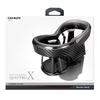 CARMATE Car Drink Holder QuattroX Twin Cup Holder Plated DZ412 Carbon-look
