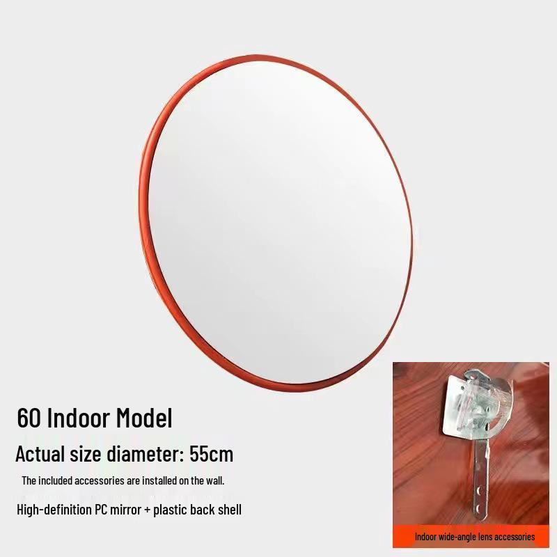 Miroir de circulation grand angle: Miroir Convexe Extérieur/Intérieur pour la Sécurité Routière et l'Antivol, Parfait pour les Coins de Garage