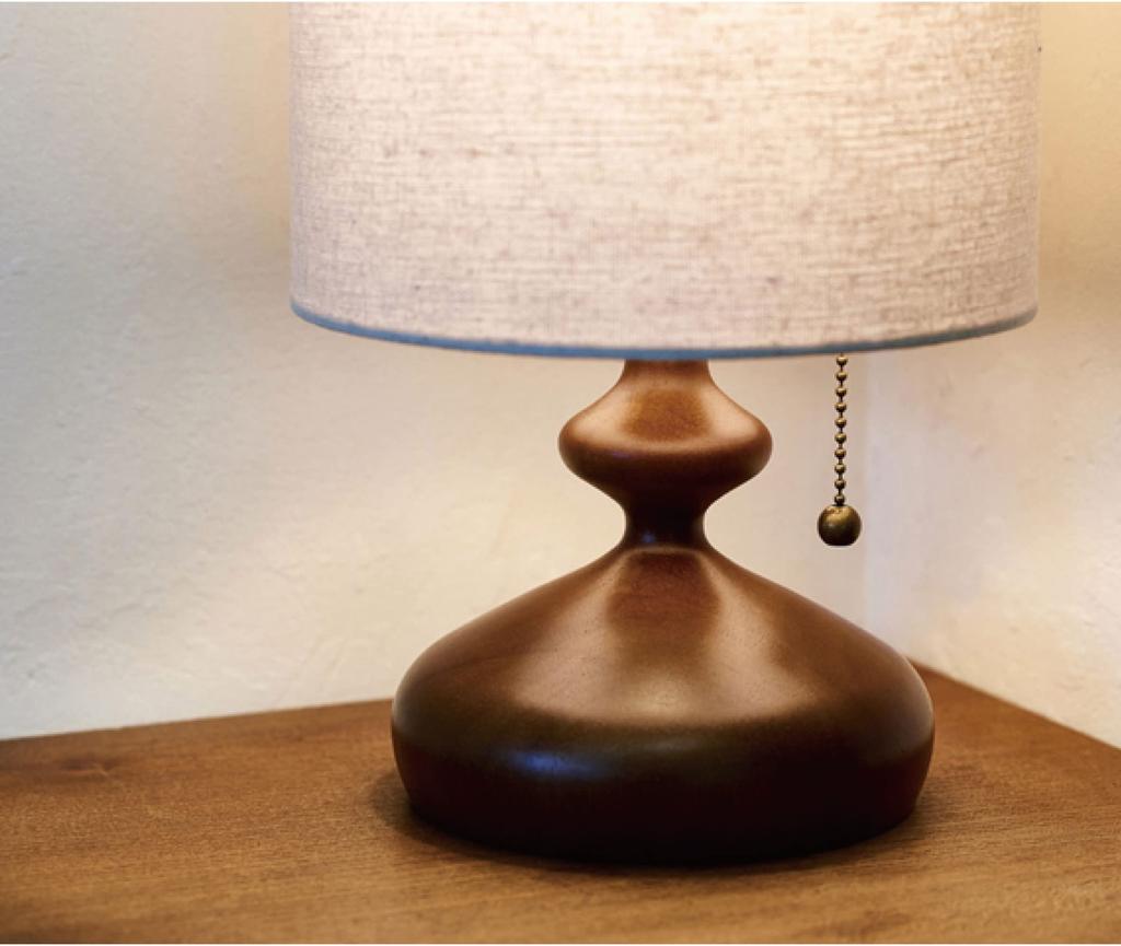 Interform Table Light LT-3987 Tove (Bulb Not Included, Sold Separately) Wood, Nordic, Natural Fabric