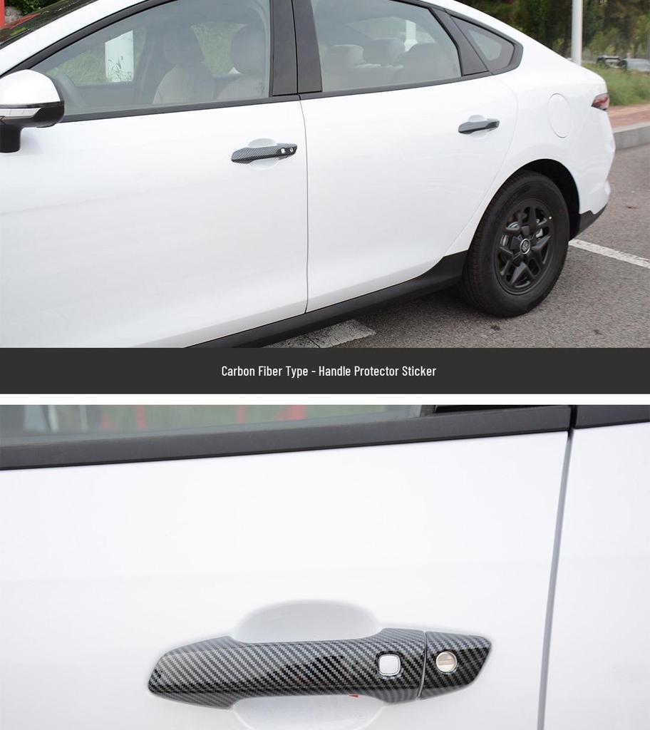 BYD Qin Plus Seal 05DMI Destroyer 05 Car Door Handle Protection & Black Cover Sticker