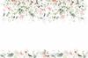 Children's Photo Wallpaper Hanging Flowers Roses Watercolor M084 200x135