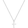 Dww-1 x Collana in Argento Sterling S925 con Ciondolo a Croce Classica per Donna