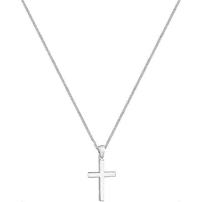 Dww-1 x Collana in Argento Sterling S925 con Ciondolo a Croce Classica per Donna