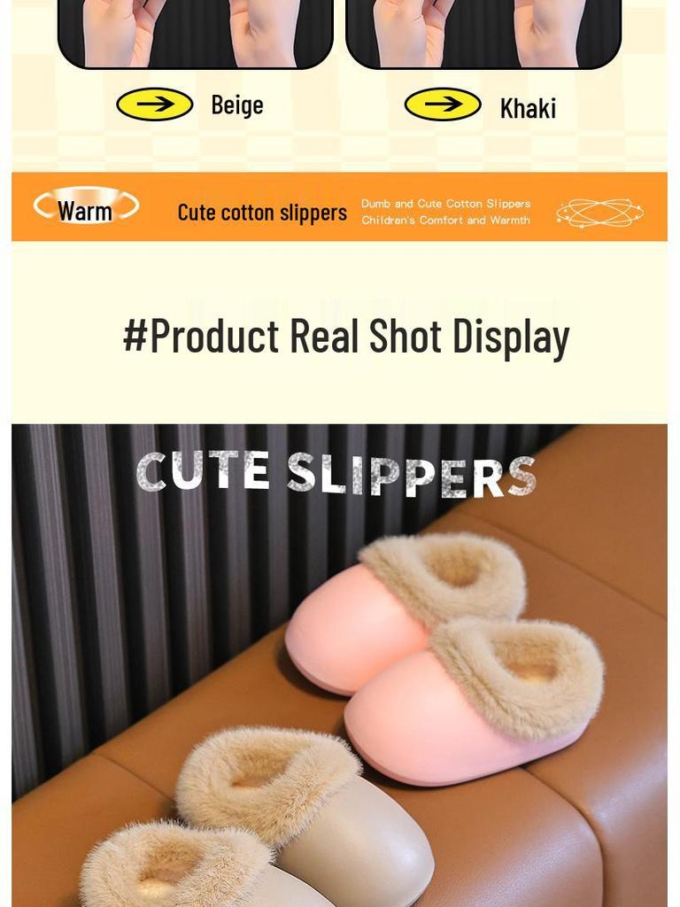 Wasserdichte Schneestiefel aus Baumwolle für Babys und Kleinkinder: Warmer Stil mit Fersenschutz für Herbst & Winter, Bereit für den Außenbereich