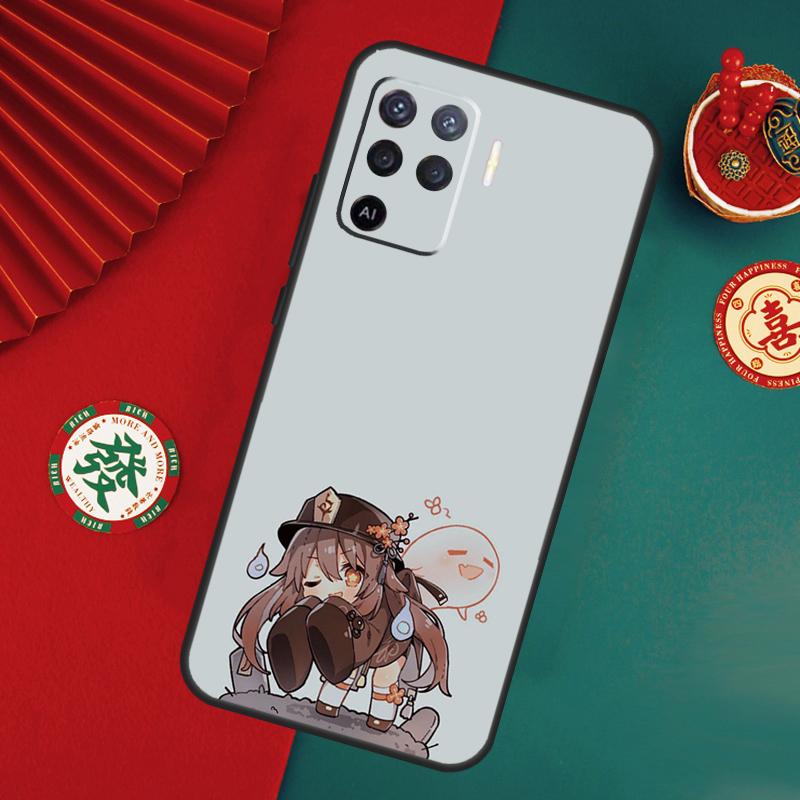 Genshin Impact Hu Tao HuTao Case For Oppo A76 A16 A96 A17 A60 A40 A80 A98 A58 A78 A18 A38 A57 A74 A54 A94 A15 A5 A6 Pro