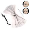 12Pcs Eyebrow Stencil Set Reusable DIY Men Women Eye Brow Drawing Guide Styling Shaping Grooming Template Card Easy Makeup