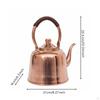 Stovetop Copper Teapot HeatResistant Handle Kettle Fast Boiling for Home Use