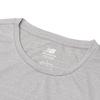 New Balance T Shirts Men's Gray Crew Neck Moderate Straight Fit AMT01012-AG