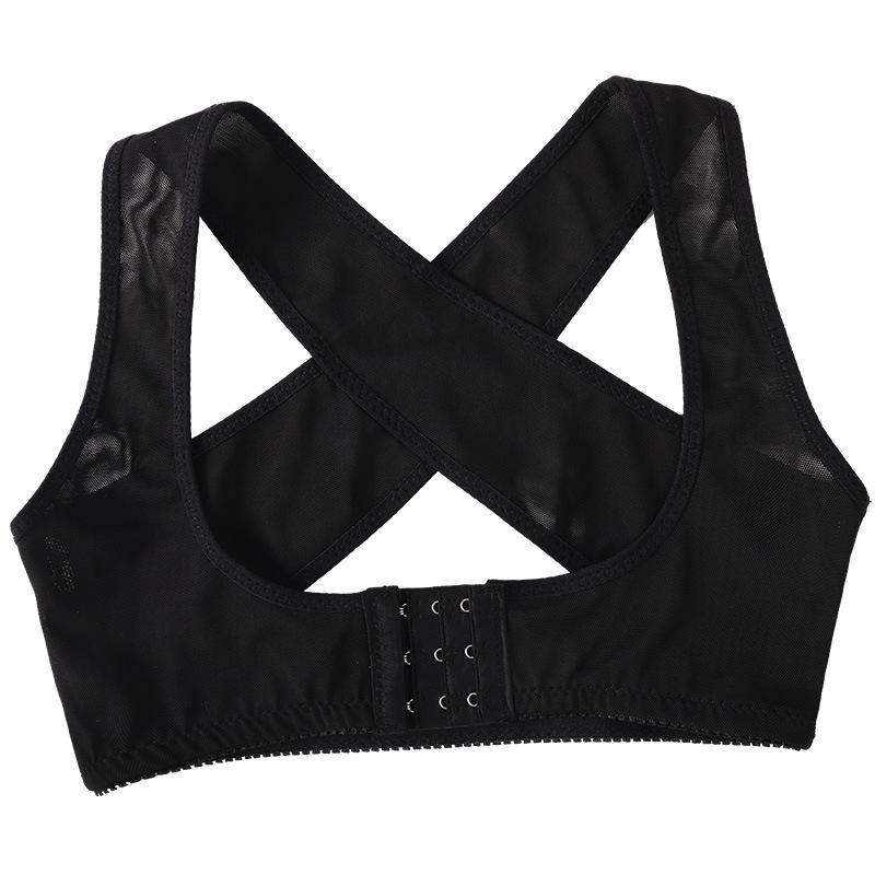 Student Hunchback Correction Belt Adults Gather To Adjust Chest Support Women's Three-breasted Anti-sagging Back Sitting Orthotics