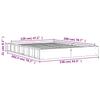 Solid Wood Bed without Mattress Wax Brown 120 x 200 cm Pine Wood