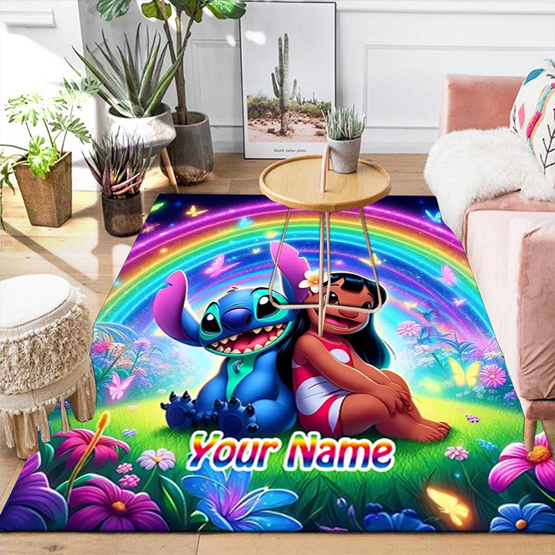 Custom 1Pc Angel Stitch Halo Rug Office Carpet Indoor Outdoor Entrance Doormat Nonslip Soft And Comfortable Living Room D916297